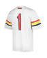 Men's #1 White Maryland Terrapins Replica Football Jersey