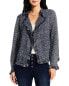 Фото #1 товара Nic+Zoe Fringe Mix Knit Jacket Women's