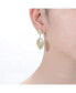 ფოტო #2 პროდუქტის Rhodium and 14K Gold Plated Cubic Zirconia Drop Earrings