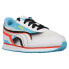 Фото #2 товара Puma Future Rider Airbrush Toddler Boys White Sneakers Casual Shoes 382760-01