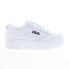 Фото #1 товара Fila FX-115 5CM01804-125 Womens White Leather Lifestyle Sneakers Shoes