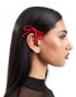 Kaiia bow hairclips in red