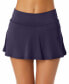 Solid Soft Band Rock Swim Skirt