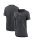 ფოტო #1 პროდუქტის Women's Heather Charcoal Miami Marlins Authentic Collection Early Work Tri-Blend T-shirt