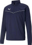 Puma Bluza męska Puma teamRISE 1 4 Zip Top Peacoat-Pu granatowa 657394 06 S