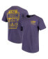 Фото #2 товара Men's Purple LSU Tigers Comfort Colors Campus Icon T-shirt