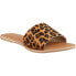 Фото #3 товара BEACH by Matisse Cabana Leopard Slide Womens Brown Casual Sandals CABANA-TAL