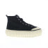 Фото #1 товара Diesel S-Hanami Mid X Mens Black Canvas Lace Up Lifestyle Sneakers Shoes