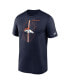 Фото #3 товара Men's Navy Denver Broncos Legend Icon Performance T-shirt
