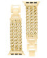 Фото #1 товара Ремешок Anne Klein Gold-Tone Alloy 3-Row