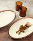 Copper Line 4 Piece Bowl Set, Service for 4 White, Copper - фото #6