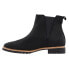 Фото #4 товара TOMS Cleo Round Toe Chelsea Booties Womens Black Casual Boots 10014154