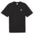 Фото #1 товара Puma Downtown 180 Logo Crew Neck Short Sleeve T-Shirt Mens Black Casual Tops 624