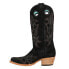 Фото #3 товара Женские сапоги Corral Boots из замши с вышивкой на квадратном носке Черного цвета A4476