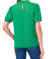 Women's Raglan Seam Split Neck Blouse