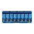 Фото #6 товара Optoisolation relay module 8 channel - 10A/250VAC contacts - 12V coil - blue