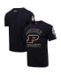 Фото #2 товара Men's Black Purdue Boilermakers Classic Stacked Logo T-shirt