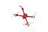 JAMARA Merlo Altitude - 4 rotors - 11.1 m/s - MicroSD (TransFlash) - 400 mAh - Red,White