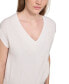 ფოტო #4 პროდუქტის Women's Extended-Shoulder Cable-Knit Vest