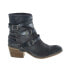 Фото #1 товара Roan by Bed Stu Jag F858010 Womens Black Leather Casual Dress Boots 6