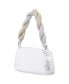 Ombre Twisted Crystal Mesh Strap Shoulder Bag