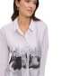 ფოტო #4 პროდუქტის Women's Cityscape-Print Shirt