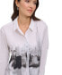 Фото #4 товара Women's Cityscape-Print Shirt