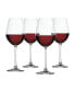 Salute Red Wine Glasses, Set of 4, 19.4 Oz