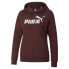 Фото #2 товара Puma Essentials Logo Pullover Hoodie Womens Purple Casual Outerwear 58678950