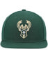 Фото #2 товара Men's Hunter Green Milwaukee Bucks Ground 2.0 Snapback Hat