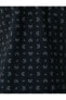 Polo Yaka Tişört Düğmeli Dar Kesim Şal Baskı Detaylı Pamuklu