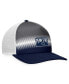 ფოტო #2 პროდუქტის Men's Navy, Gray Penn State Nittany Lions Daybreak Foam Trucker Adjustable Hat