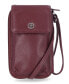 ფოტო #1 პროდუქტის Softy Leather Tech Crossbody Wallet, Created for Macy's