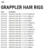KORUM Grappler Hair 15´´ Barbed Tied Hook