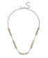 Фото #2 товара COACH signature Mixed Chain Necklace