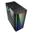 Sharkoon RGB LIT 200 - Midi Tower - PC - Black - ATX - micro ATX - Mini-ITX - Blue - Green - Red - Case fans - Front