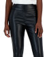 Women's Faux-Leather Leggings, Created for Macy's 6 - фото #3