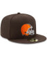 Фото #3 товара Men's Cleveland Browns Omaha 59FIFTY Fitted Cap