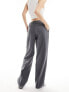 Фото #9 товара Mango pleat front tailored trouser in grey