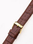 Ремешок Perigaum Leather Brown Gold