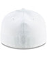Men's Cleveland Browns White On White Low Profile 59Fifty Fitted Hat