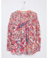 ფოტო #2 პროდუქტის Plus Size Georgie Bright Paisley Tunic