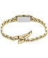 ფოტო #3 პროდუქტის Women's Essential Gold-Tone Stainless Steel Bracelet Watch 15mm