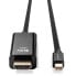Lindy Kabel Mini DisplayPort/HDMI 4K30 (DP: passiv) 3m - 3 m - Mini DisplayPort - HDMI Type A (Standard) - Male - Male - 3840 x 2160 pixels