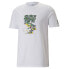 Puma Classics Super Graphic Crew Neck Short Sleeve T-Shirt Mens White Casual Top