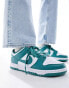 Nike Dunk Low NN trainers in white and green