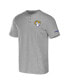 Фото #3 товара Men's NFL x Darius Rucker Collection by Heather Gray Los Angeles Rams Henley T-shirt