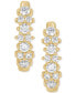 Lab Grown Small Diamond Hoop Earrings (1/2 ct. t.w.) in Sterling Silver or 14k Gold-Plated Sterling Silver