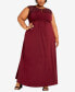 Фото #1 товара Plus Size Estella Maxi Dress