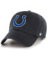 Men's Black Indianapolis Colts 40th Anniversary Side Patch Clean Up Adjustable Hat